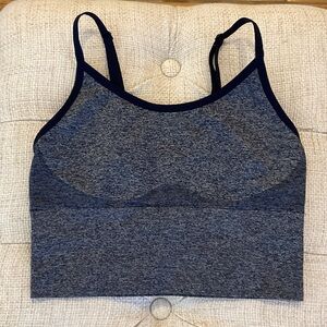 PINK Victoria's Secret Navy Heather Sports Bra